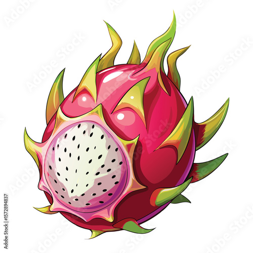 Vibrant Dragon Fruit (2)