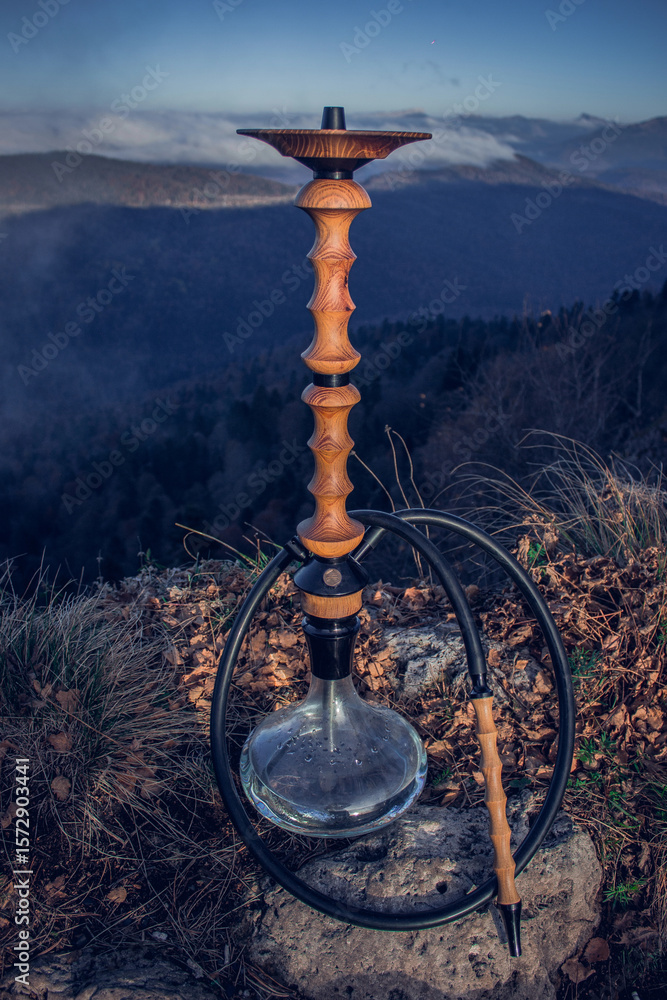Obraz premium Hookah in the mountain
