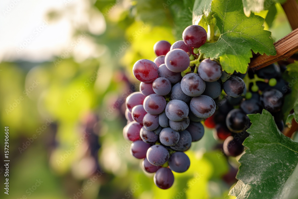Fototapeta premium Bunch of fresh grapes