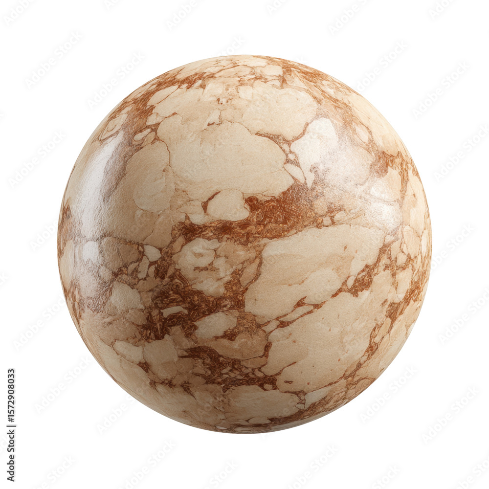Realistic marble texture sphere with elegant patterns suitable for backgrounds and surface designs in various artistic projects Transparent background or png Realistic marble texture sphere with elegant patterns suitable for backgrounds and surface designs in various artistic projects Transparent background or png