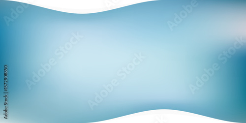 Trendy Ice Blue Gradient Mesh. Minimal Abstract Vector. Winter UI. Seasonal Poster. Clean Background. Cold Design. Frozen Sky.