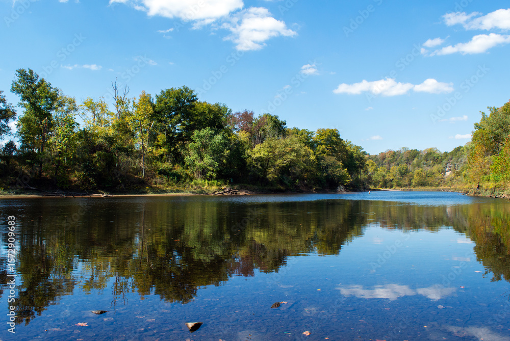 Fototapeta premium Beautiful river scene