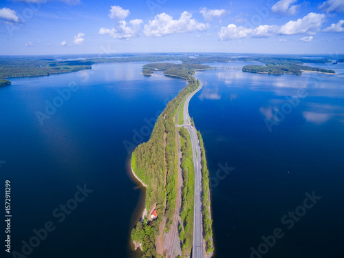 Aerial view of Punkaharju R...