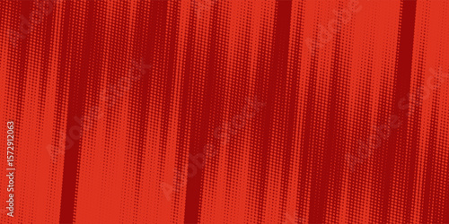 Red halftone dots with blue color pattern and grunge texture background. Pop art comic style vector illustration.