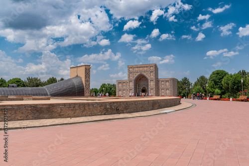 View of Ulugh Beg Observatory, Samarkand, Uzbekistan