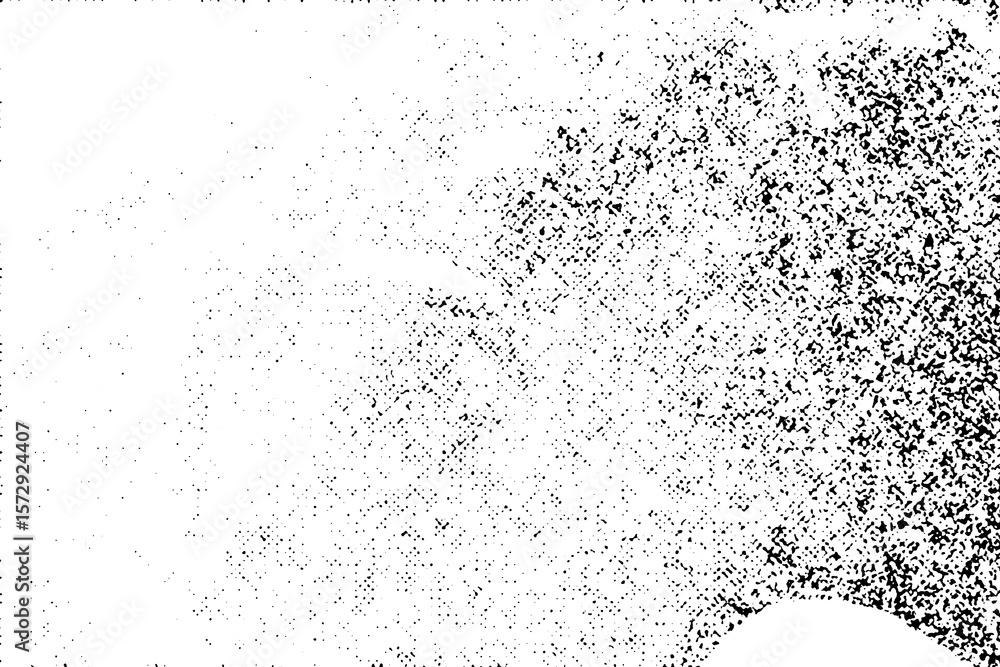 Obraz premium Abstract noise. Small particles of debris and dust. Distressed uneven background. Grunge texture overlay with rough and fine grains isolated on white background. illustration.