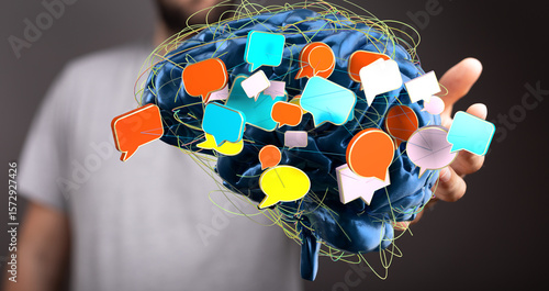 Conceptual image of a brain...