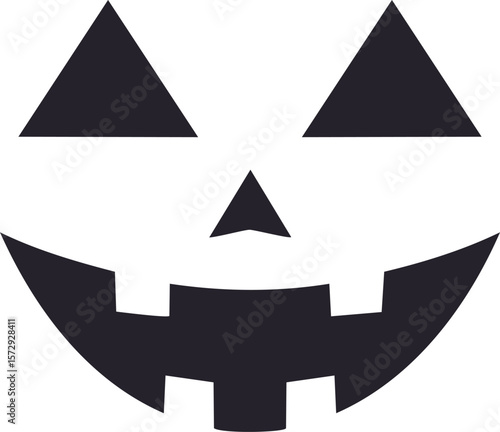 Spooky Jack O Lantern Face