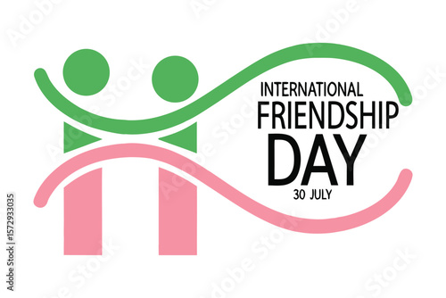 Friendship Day: A vibrant design celebrating International Friendship Day, showcasing connection and the joy of companionship. A visual reminder of cherished bonds, the value of relationship.