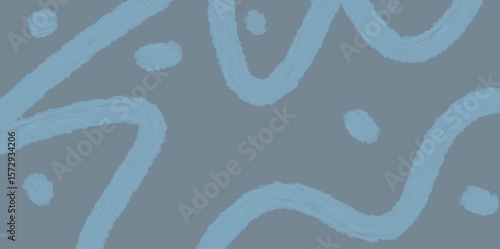 Vector illustration of abstract background of irregular curved line pattern in light blue with dark blue background in authentic vintage trendy style is very good to be used for poster decoration, wal