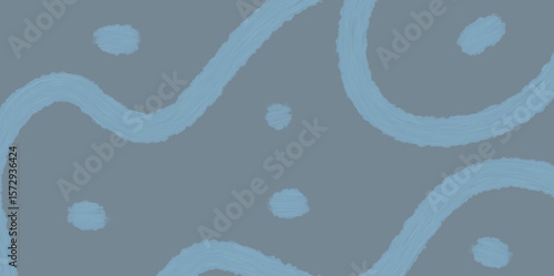 Vector illustration of abstract background of irregular curved line pattern in light blue with dark blue background in authentic vintage trendy style is very good to be used for poster decoration, wal