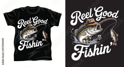 Fishing graphic vactor t shirt design art
