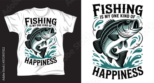 Fishing graphic vactor t shirt design art