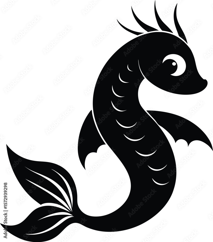 Fototapeta premium dreamy dragon fish