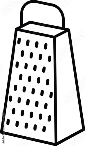 grater on white background