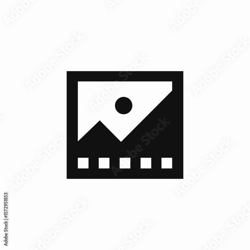 film image icon sign vector