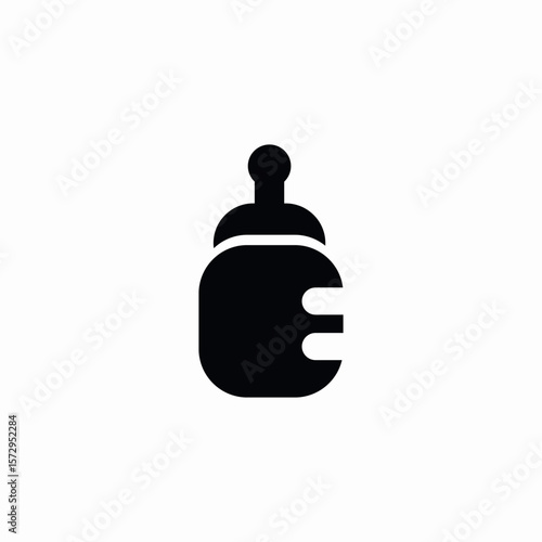 infant bottle icon sign vector