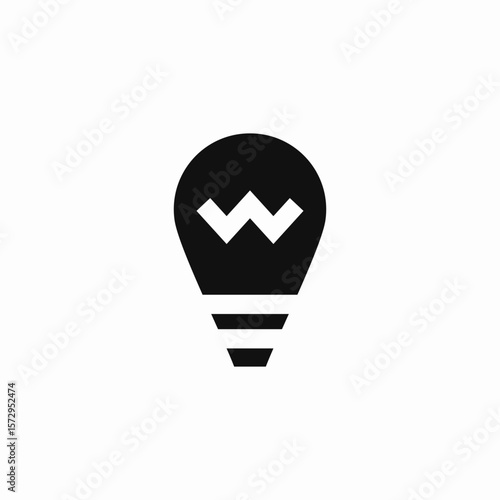 lamp energy icon sign vector