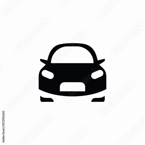 modern car icon sign vector