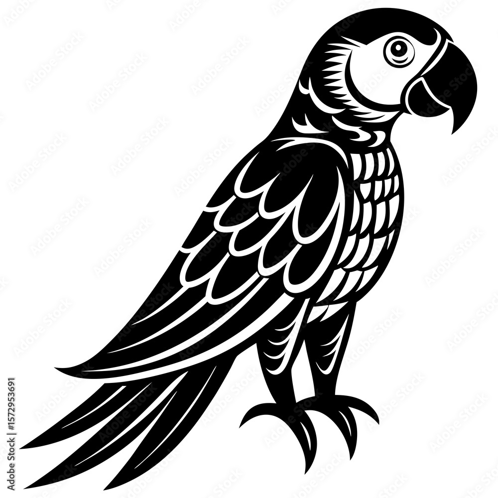 Fototapeta premium vector illustration of an eagle
