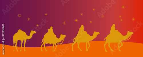 Isra miraj prophet muhammad silhouette camel
