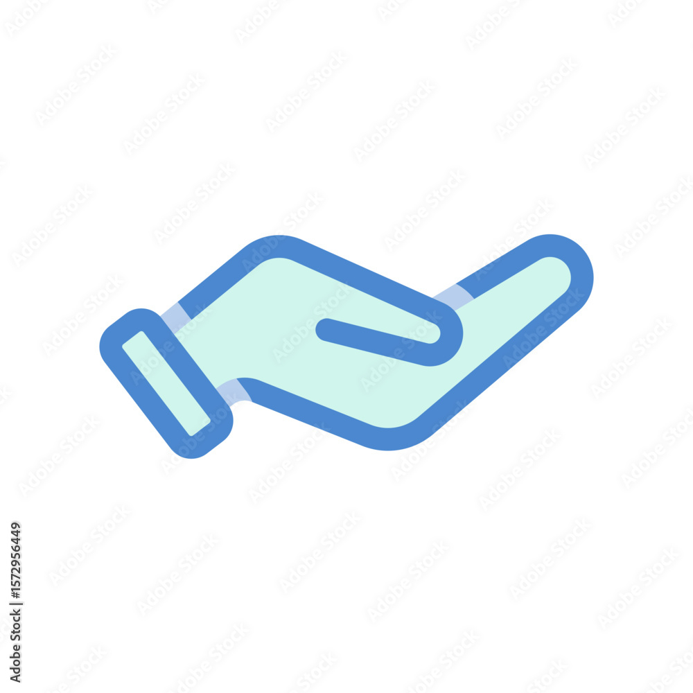 Open Hand Receiving or Giving Gesture Icon Outline Open Hand Receiving or Giving Gesture Icon Outline