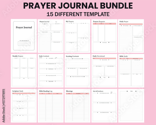 Printable Prayer Journal Bundle