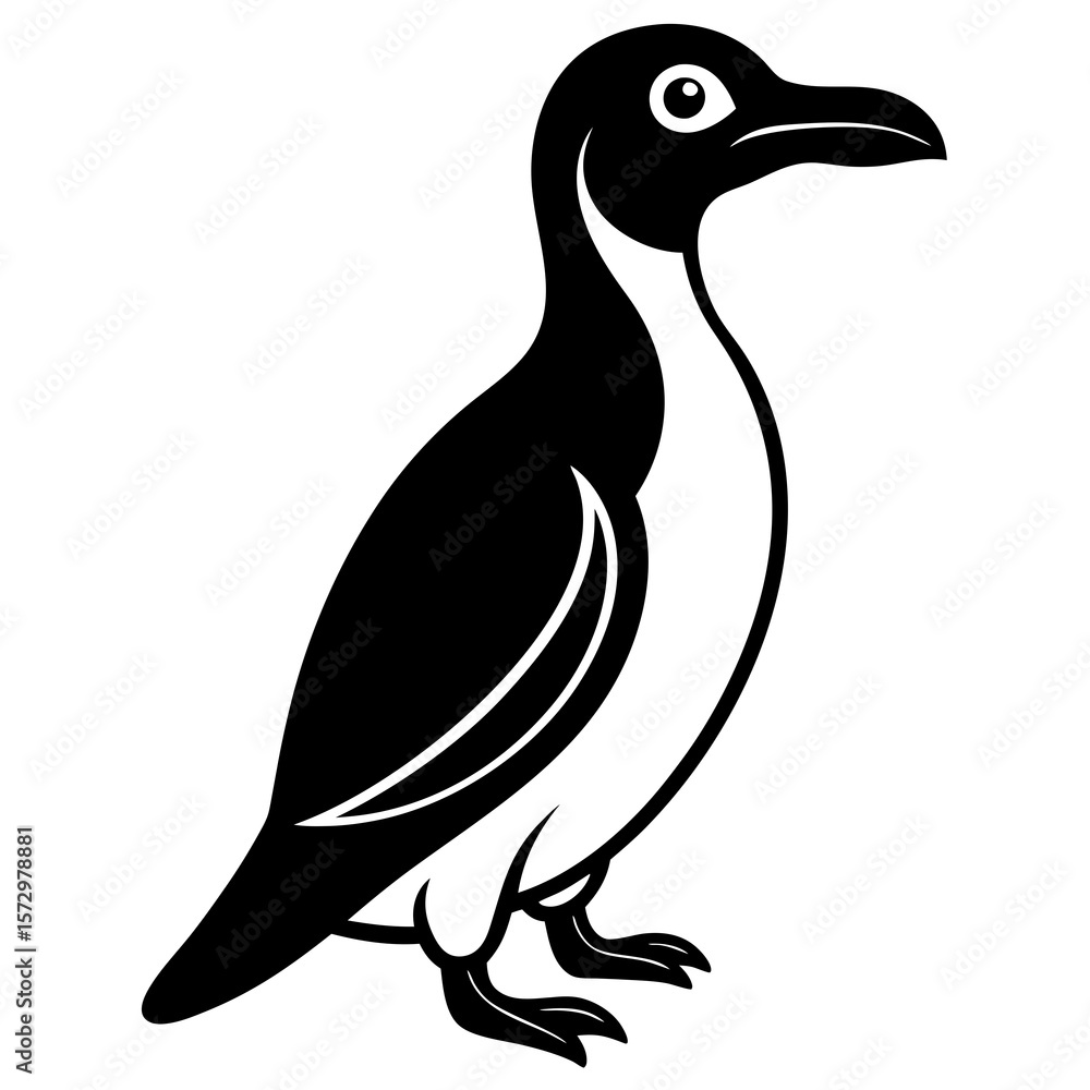 Fototapeta premium penguin vector illustration
