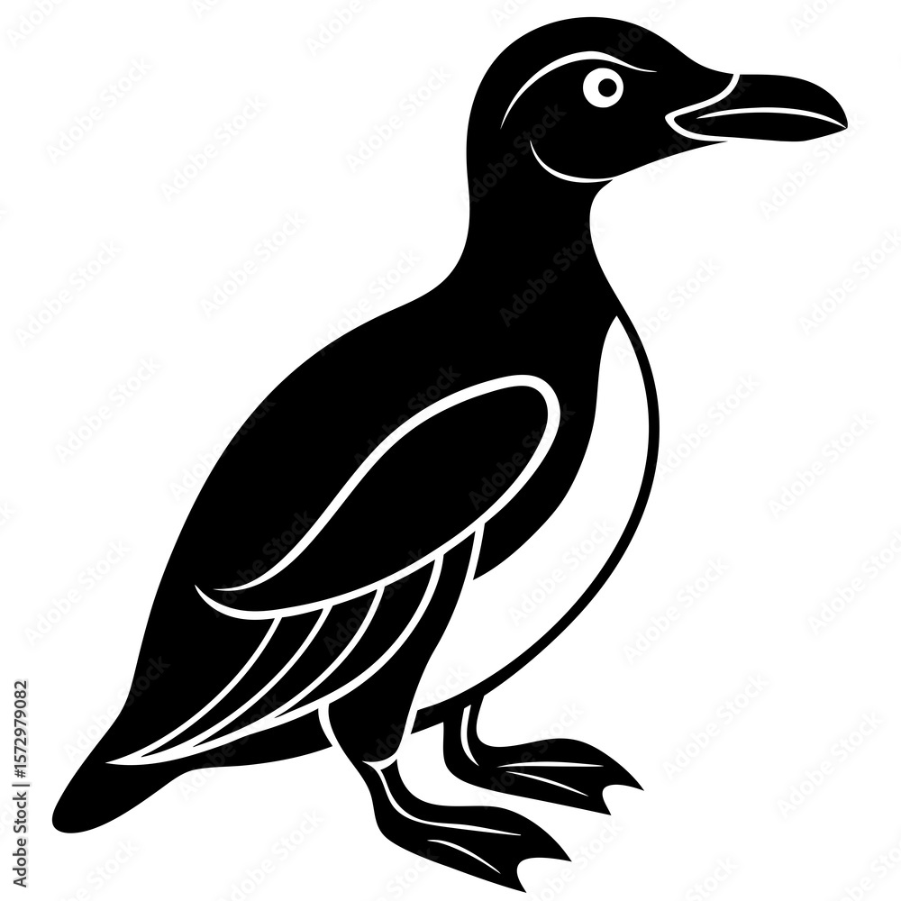 Fototapeta premium vector illustration of a bird