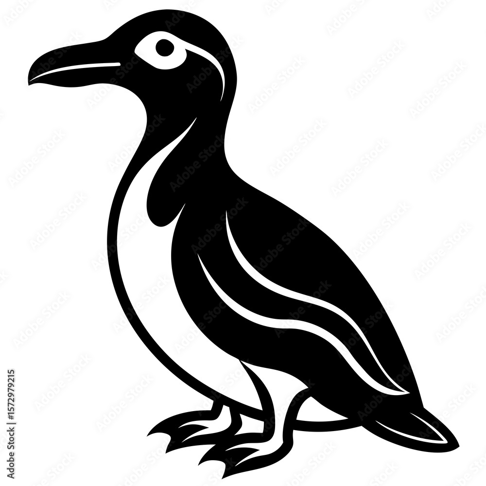 Fototapeta premium bird on a white background