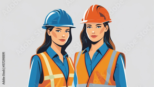  Female Engineers or Construction Workers