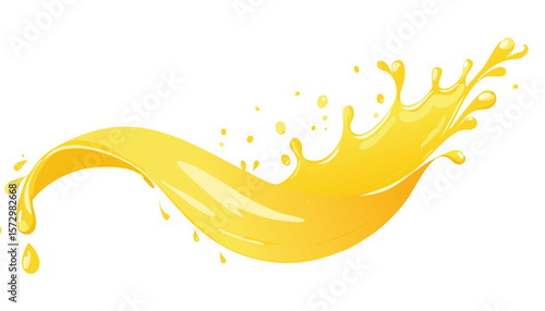 splashing yellow oil liquid, flowing golden fluid oil motion. cutout.transparent, splash, oil, liquid, fluid, semitransparent, organic, tea, drink, wave, curve, dynamic, gold, smooth, cut-out,vector.