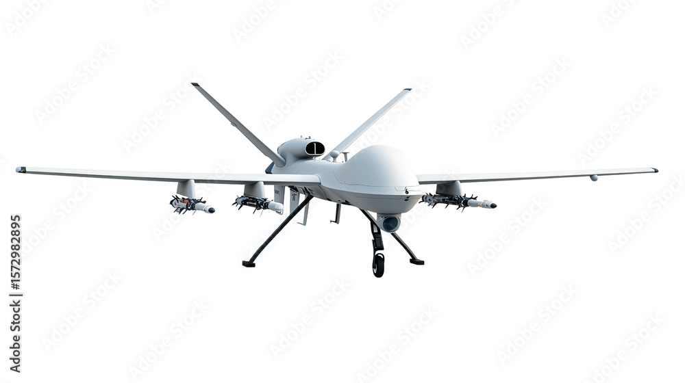 High-altitude endurance UAV, background isolated on a Transparent background, PNG file. High-altitude endurance UAV, background isolated on a Transparent background, PNG file.