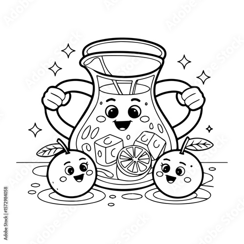 still life with a jug and glass of milk