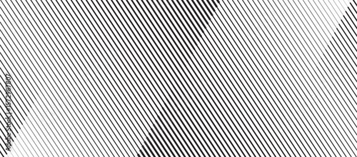 Slash line. Border with diagonal lines. Angle of tilt stripes. Black pattern of footer isolated vector on white background eps 10