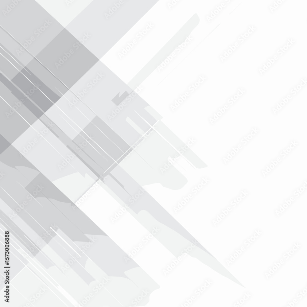 Fototapeta premium Minimalist Gray Abstract Background with Intersecting Geometric Shapes and Clean White Space for Modern Design Projects