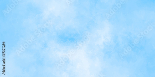 Abstract grunge sky blue soft painted watercolor paint splash. inspiring views of fluffy clouds blue sky background. cloudy blue sky various natural clouds and smoke. morning cloud in the sky.