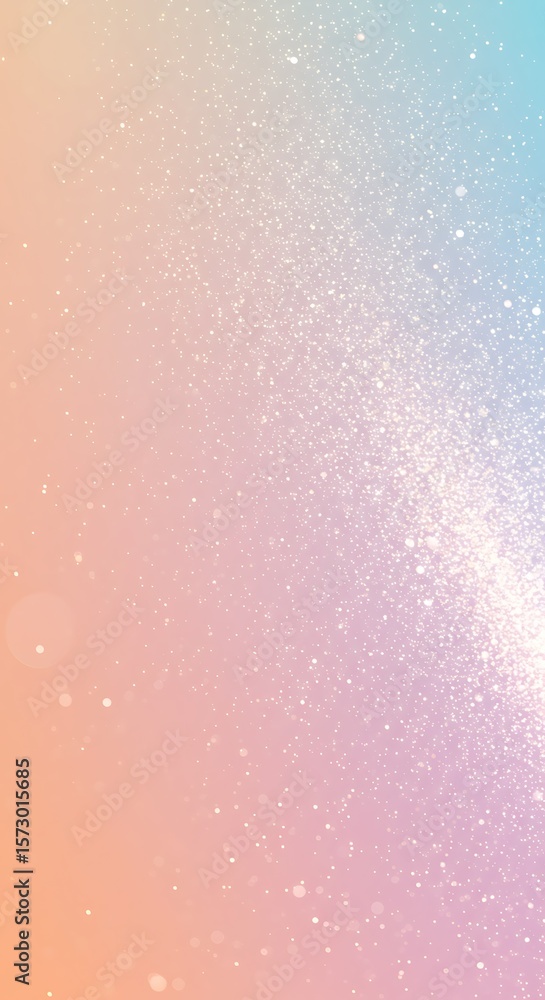 Fototapeta premium Pastel Pink and Blue Glitter Background: Sparkling Festive Texture for Design
