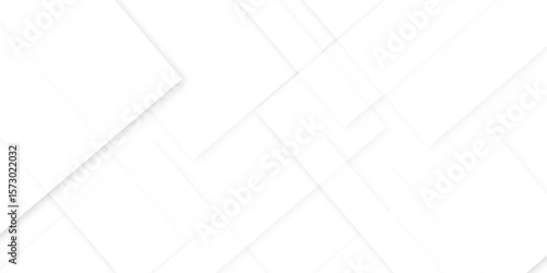 Abstract white and gray technology concept diamond triangle geometric line background. modern seamless business technology concept geometric shapes. squares and triangle with soft shadows as pattern.