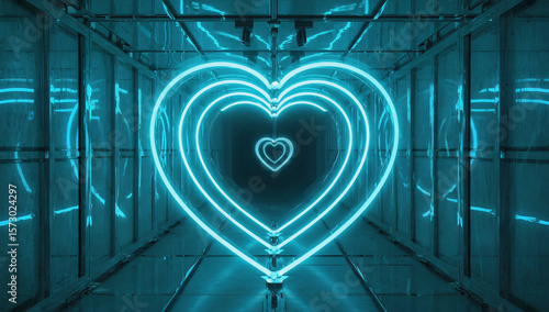 heart in the window of the house