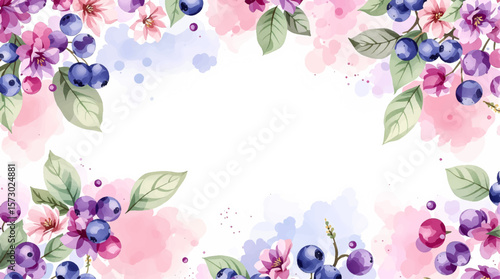 Seamless pattern of fresh fruits and vegetables on a white background