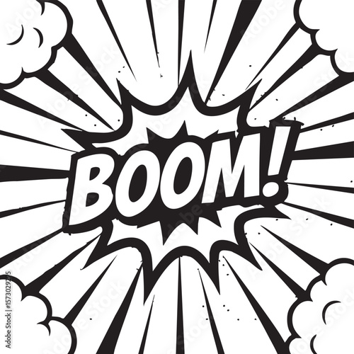 Dynamic Comic Book Smash! Action-Packed Word Art Graphic Design