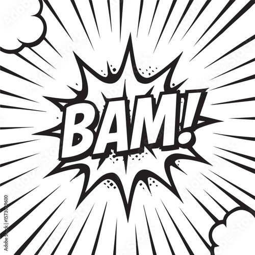 Dynamic Comic Book Smash! Action-Packed Word Art Graphic Design