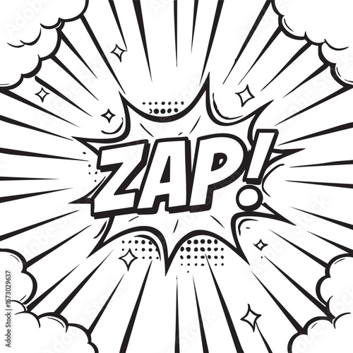 Dynamic Comic Book Smash! Action-Packed Word Art Graphic Design