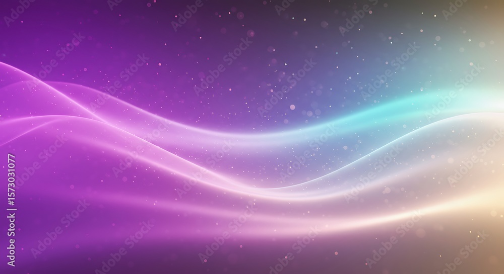 Fototapeta premium Abstract Colorful Waves Background Glowing Energy and Light