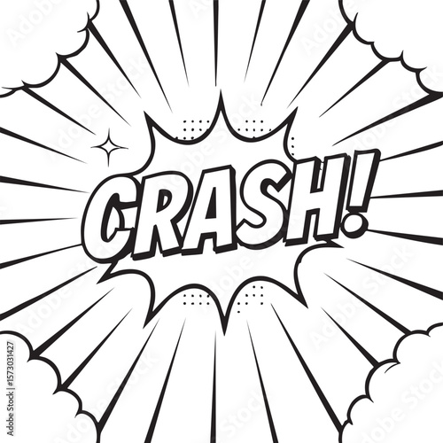 Dynamic Comic Book Smash! Action-Packed Word Art Graphic Design
