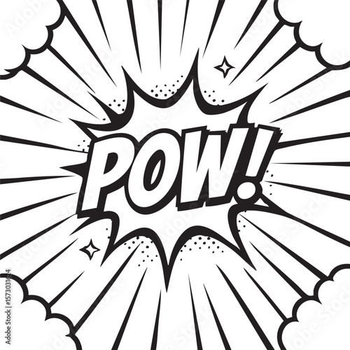 Dynamic Comic Book Smash! Action-Packed Word Art Graphic Design