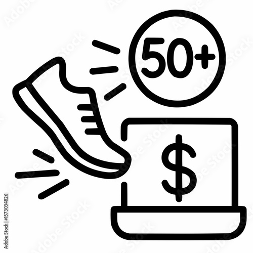 Running shoe kicking extra dollars into account. 50+ savings boost