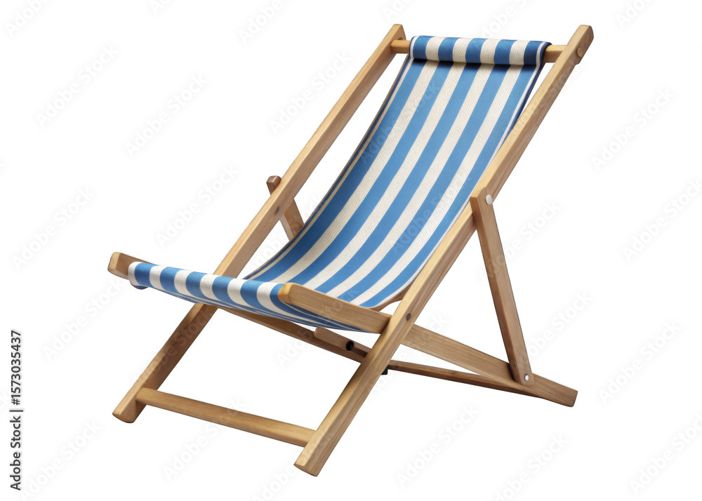 beach chair isolated on a transparent background. beach chair isolated on a transparent background.