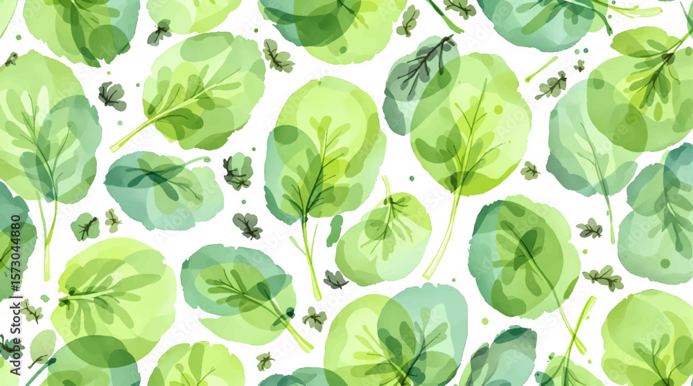 t78che15dtuisty6sz7nSeamless pattern watercolor mint